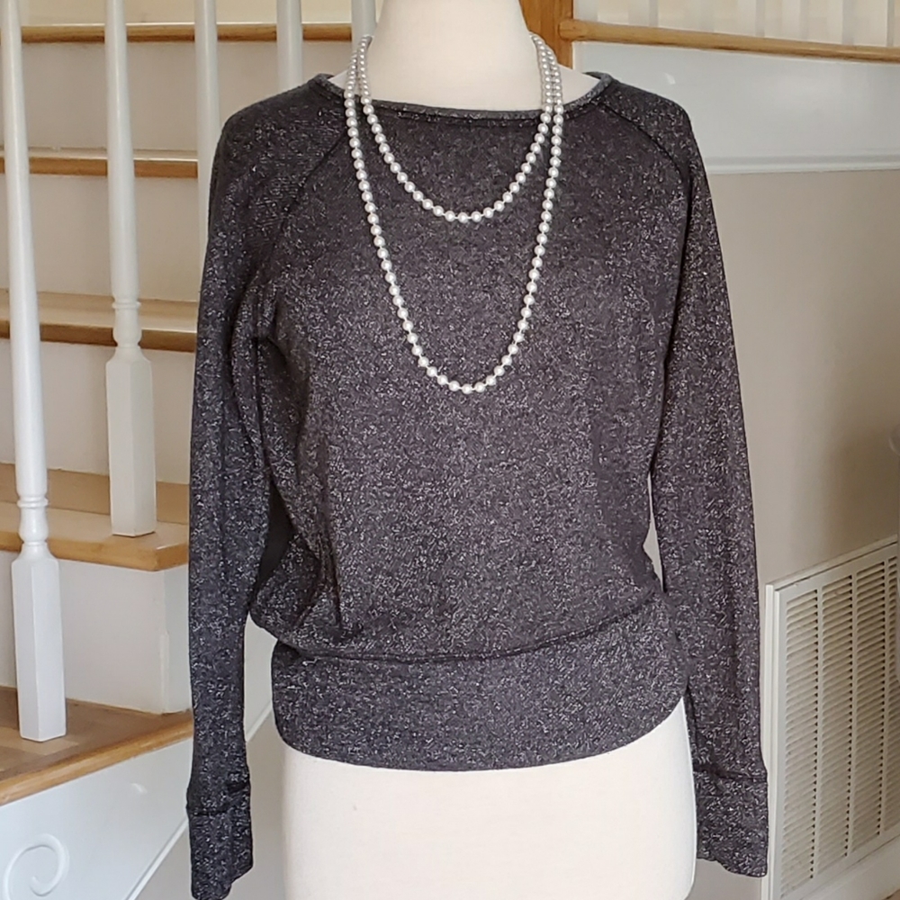 Aerie Sweater with Sheer Back sz M